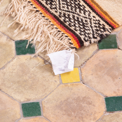 Handwoven Moroccan Akhnif Rug – Authentic Berber Wool Carpet ; 4,76 ft / 3,28 ft