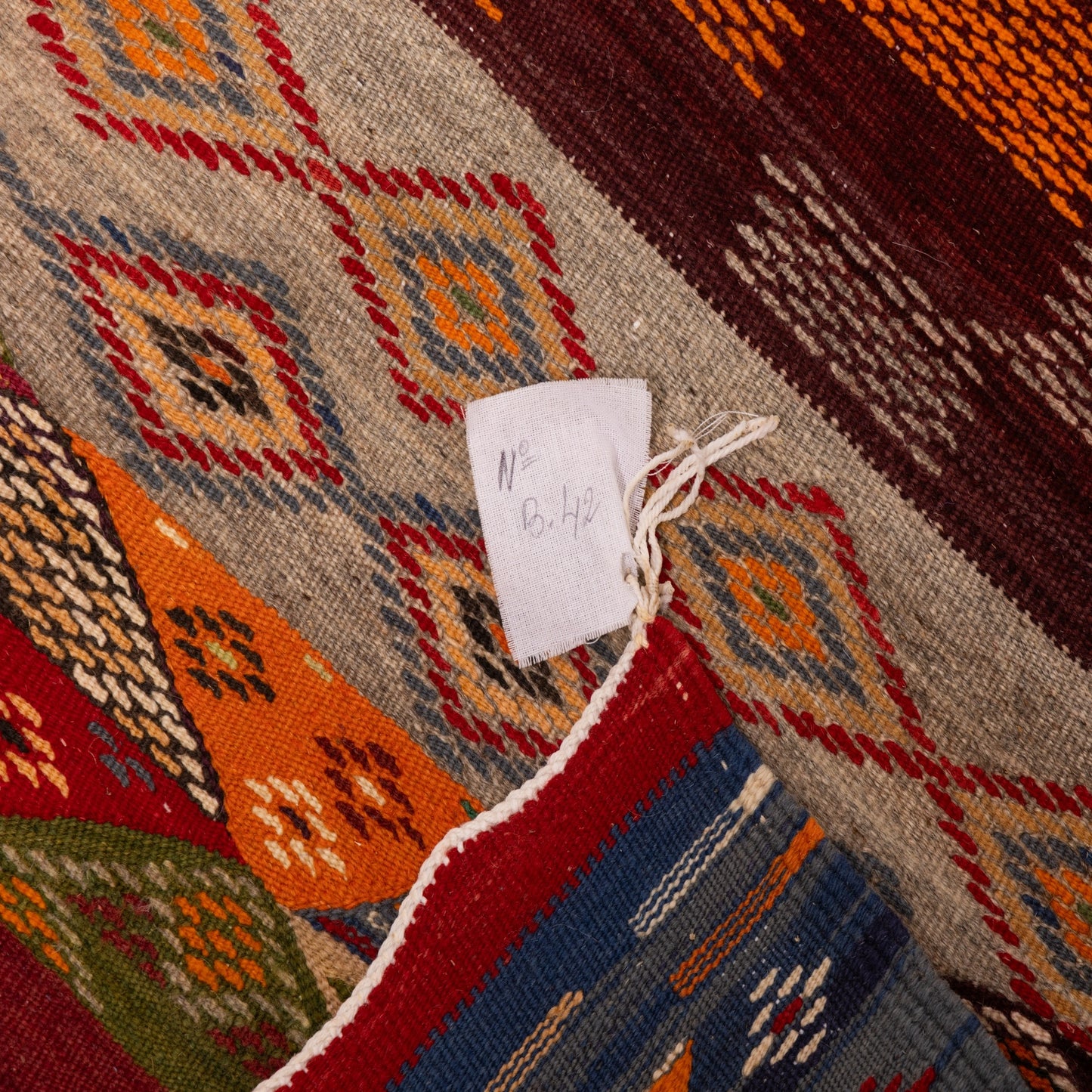 100% Wool Moroccan Corridor Rug - Handwoven Runner - Modern Berber Style