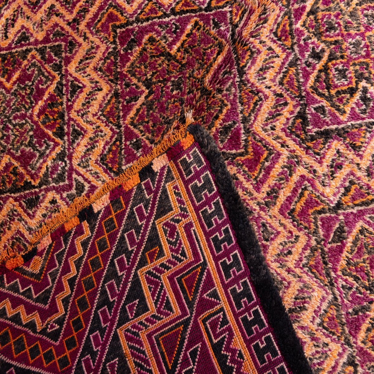 Vintage Beni Mguild Zayane Rug – 100% Wool, Handwoven Berber Rug from Morocco