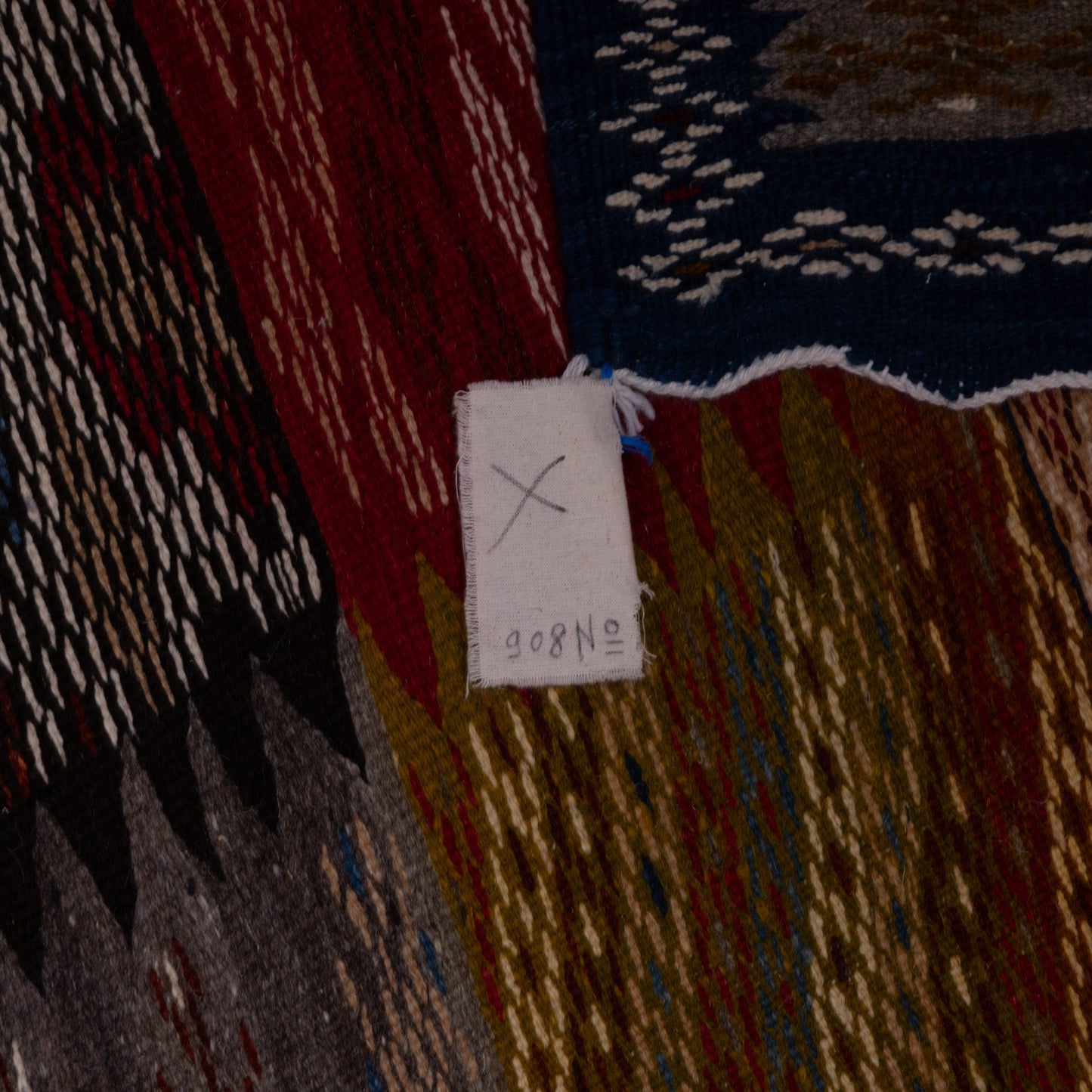 Handwoven Moroccan Akhnif Rug – Artisan Wool & Cotton Carpet ; 9,02 ft / 5,41 ft