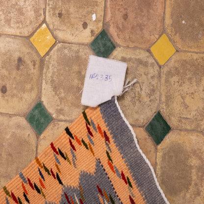 Moroccan Corridor Rug - Handwoven Runner - Eclectic Tribal Patchwork