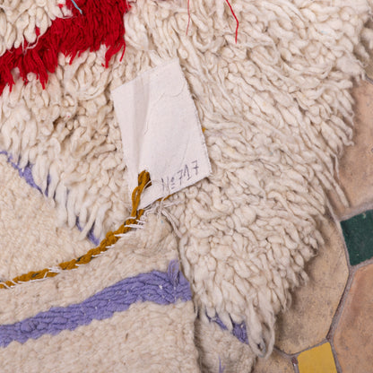 Vintage Talsint Moroccan Rug | Vibrant Handwoven Wool Berber Carpet ; 10,83 ft / 4,27 ft