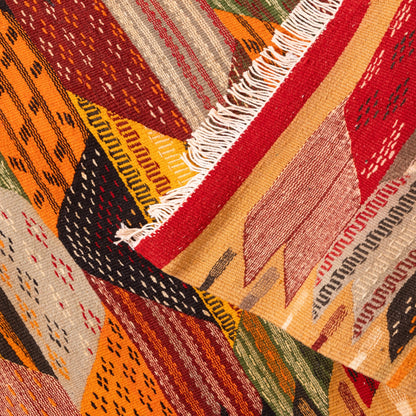 Moroccan Corridor Rug - Handwoven Runner - Modern Berber Style