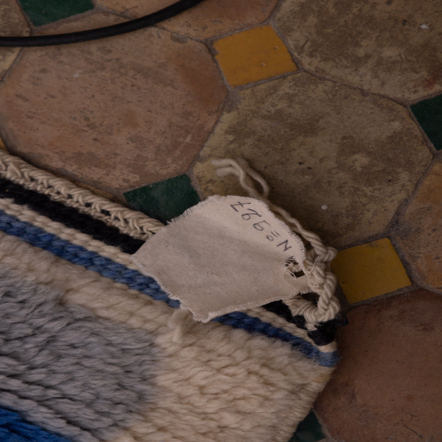 Handwoven Moroccan Mrirt Wool Rug – Colorful Geometric Berber Carpet