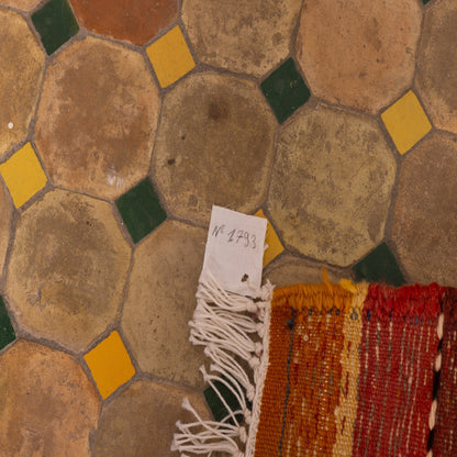 Moroccan Corridor Rug - Handwoven Runner - Classic Tribal Medallion Design