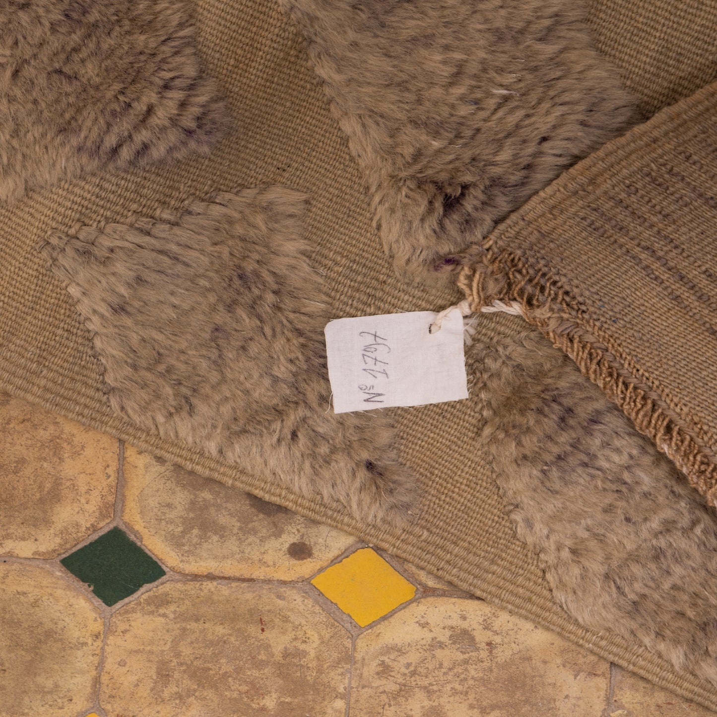 Moroccan Corridor Rug - Handwoven Runner - Neutral Toned Minimalist Design