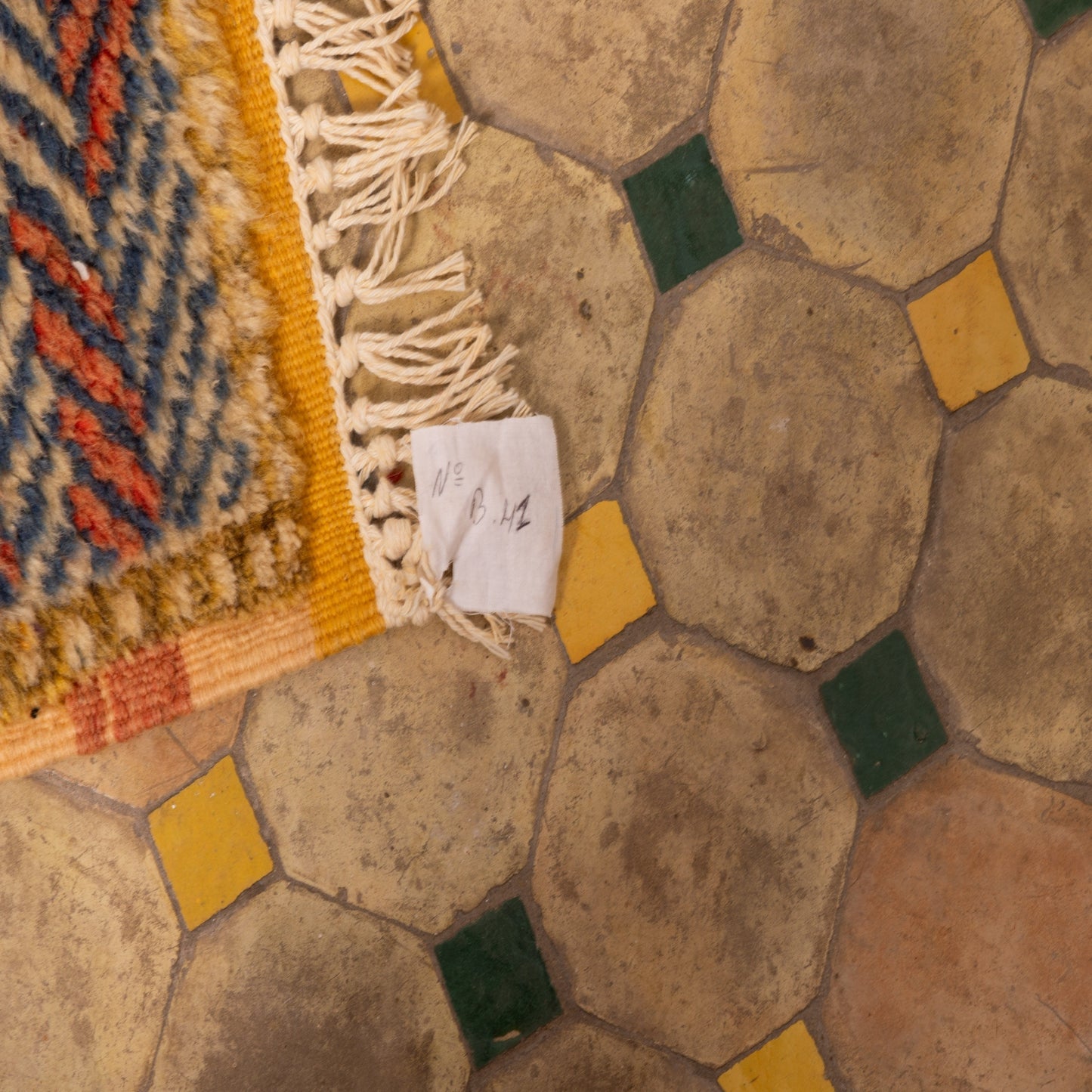 Moroccan Patchwork Corridor Rug - Handwoven Runner - Eclectic Berber Artistry