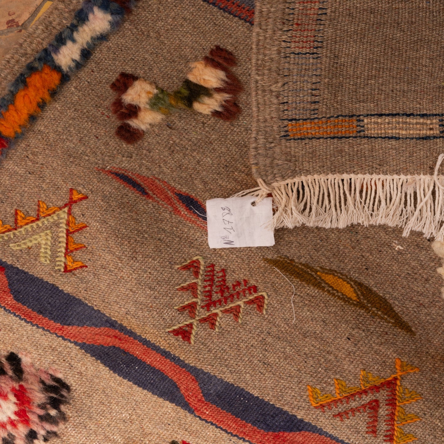 Moroccan Corridor Rug  - Handwoven Runner - Artisan Symbolic Motif