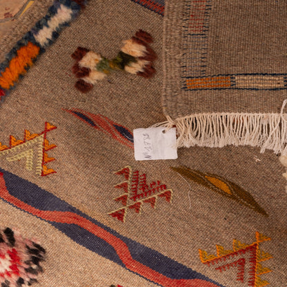 Moroccan Corridor Rug  - Handwoven Runner - Artisan Symbolic Motif