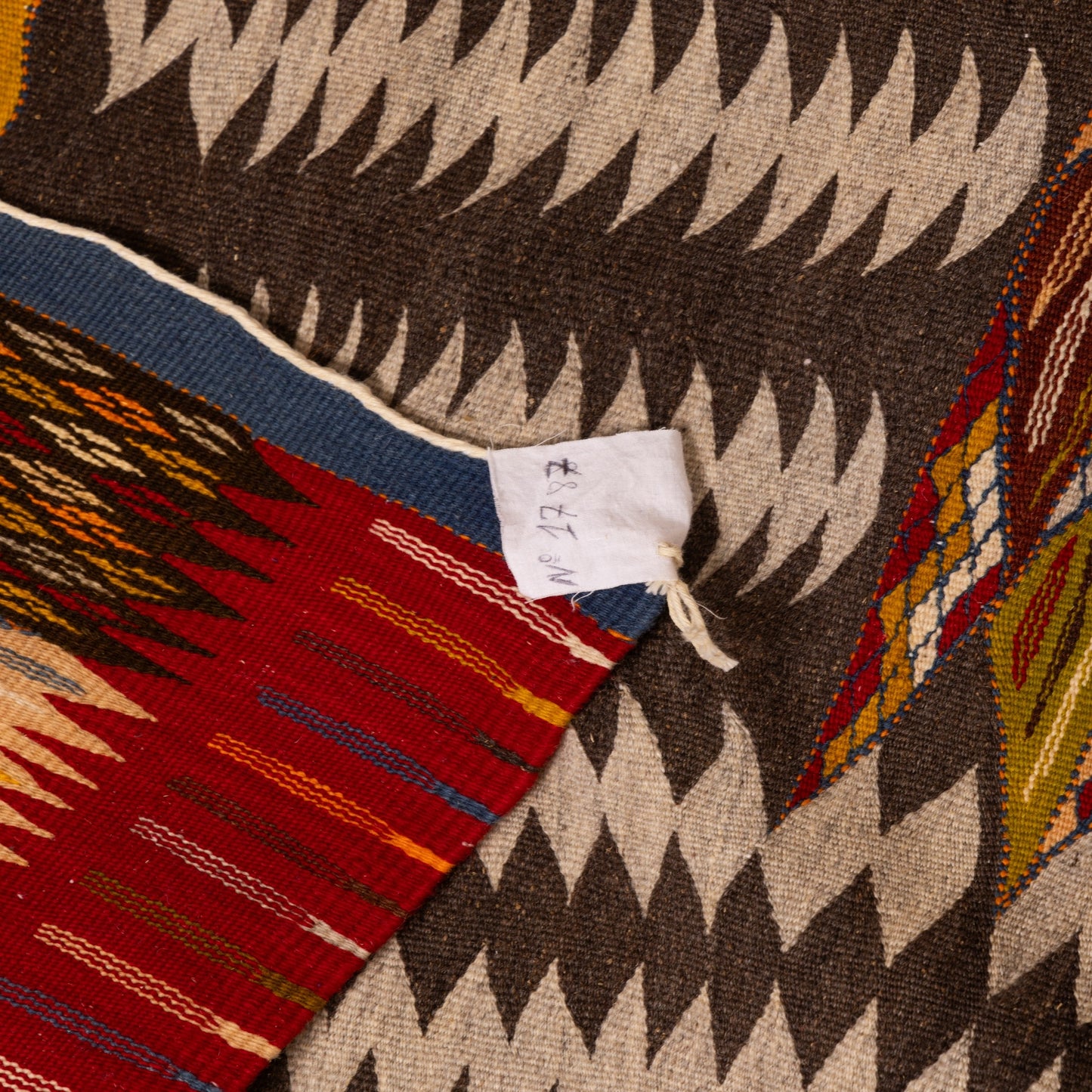 Moroccan Corridor Rug - Handwoven Runner - Mixed-Motif Patch Design
