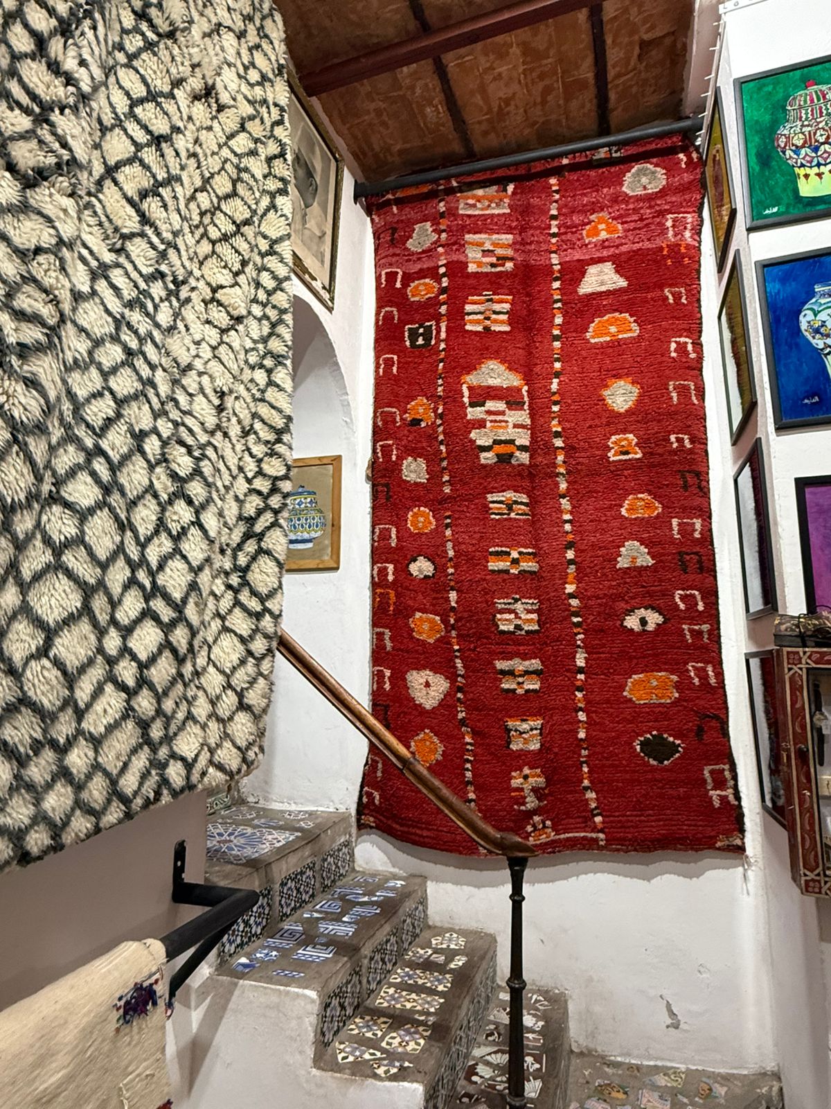 Handwoven Moroccan Runner Rug – Wool Berber Flatweave