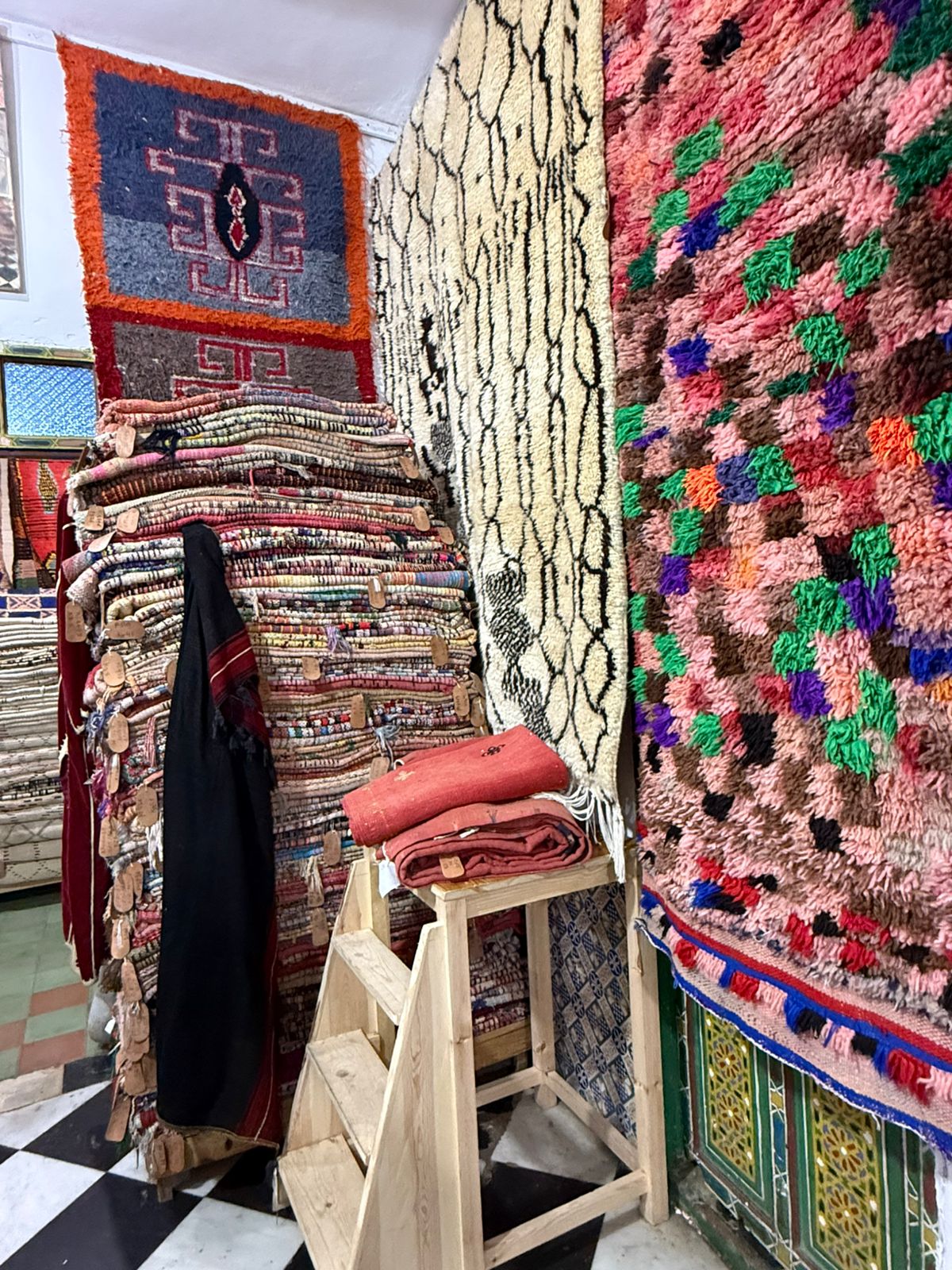 Handwoven Moroccan Runner Rug – Wool Berber Flatweave